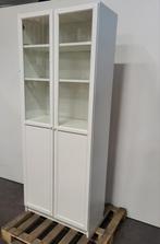 Boekenkast Ikea Billy Oxberg, Wit	B x D x H 80 x 41 x 202 cm, Nieuw, Ophalen