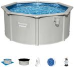 Bestway Hydrium Alderney metalen zwembad Ø300 x 120 cm, Tuin en Terras, Zwembaden, Verzenden, Nieuw