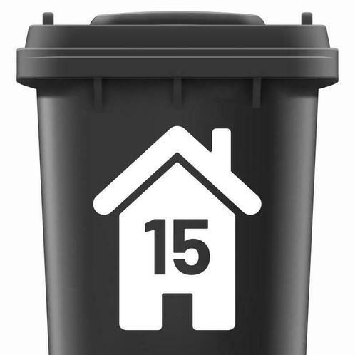 Container stickers met huisnummer Goedkope Containerstickers, Doe-het-zelf en Verbouw, Containers, Verzenden