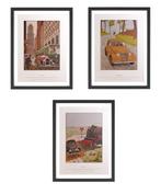 Moulinsart - Tintin - 3 - Hergé - 3 lithographies, Nieuw