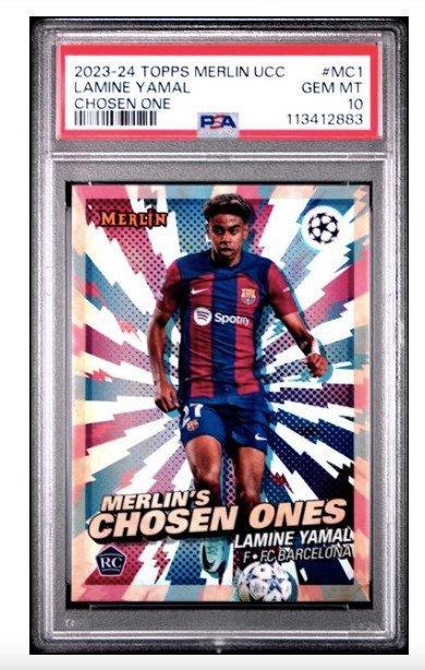 2023 Topps Lamine Yamal #MC1 - Rookie Card - Merlins Chosen, Verzamelen, Stickers