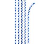 Blauwe Rietjes Gestreept 24st, Hobby en Vrije tijd, Feestartikelen, Verzenden, Nieuw