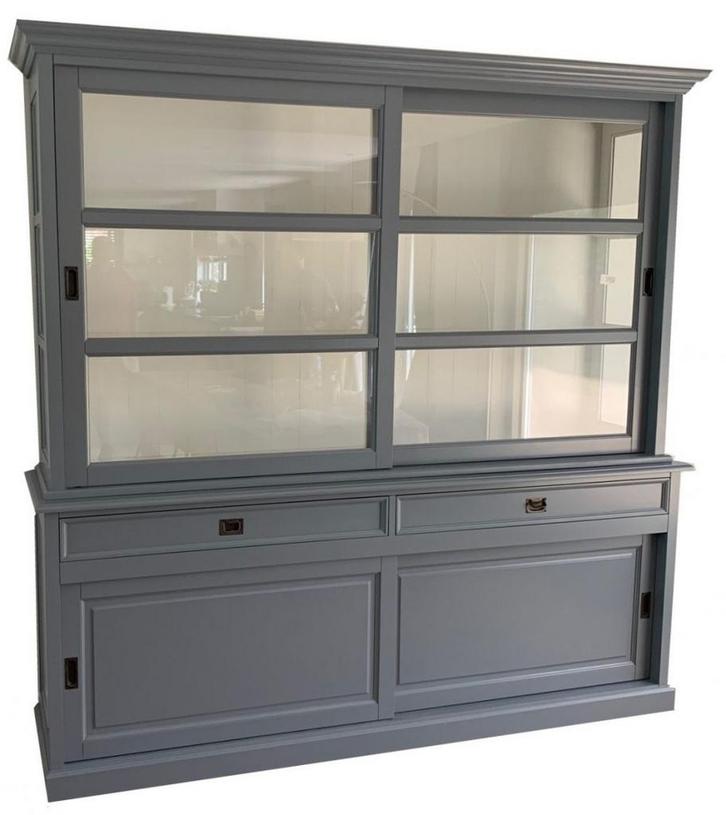 Buffetkast babyblauw Montfoort 220cm, Huis en Inrichting, Kasten | Buffetkasten, Ophalen of Verzenden