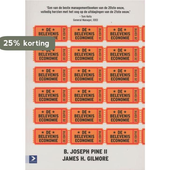 De beleveniseconomie 9789052619279 B. Joseph Pine, Boeken, Economie, Management en Marketing, Gelezen, Verzenden
