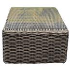 Barakaldo premium lounge tuintafel 120x75 cm grijs, Tuin en Terras, Ophalen of Verzenden, Nieuw