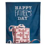 Fleecedeken Vaderdag - Happy Fathersday -  cm, Huis en Inrichting, Woonaccessoires | Plaids en Woondekens, Verzenden, Nieuw