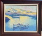 Martí Cifre (1940-2009) - Barcos y cala mallorquina, Antiek en Kunst