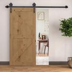 Schuifdeurbeslagset 183 Cm Compleet Set Met Rails, Wielen, R, Doe-het-zelf en Verbouw, Deuren en Horren, Verzenden, Nieuw