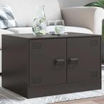 vidaXL Salontafel 67x50x44 cm staal zwart, Verzenden, Nieuw, Metaal, 50 tot 100 cm