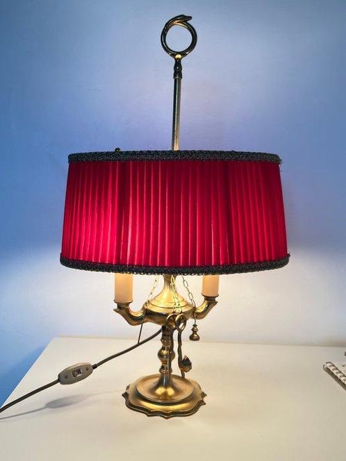 Lamp - Brons - Bouillotte/Florentine, Antiek en Kunst, Curiosa en Brocante