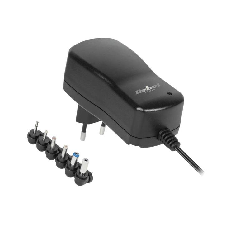 Rebel Universele Stroomadapter - 600mA - 230V AC - 3-12V DC, Doe-het-zelf en Verbouw, Elektra en Kabels, Nieuw, Verzenden