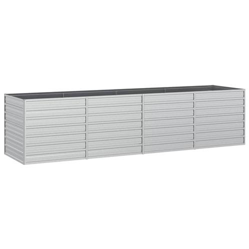 Verhoogde Tuinbak Gegalvaniseerd Staal | Retourdeal, Tuin en Terras, Bloembakken en Plantenbakken, 60 cm of meer, 100 cm of meer