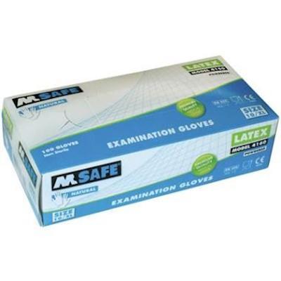 M safe 4160 disposable latex handschoen 100 stuks 9 l, Tuin en Terras, Werkkleding, Nieuw, Verzenden