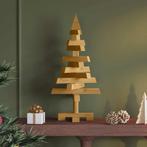 vidaXL Kerstbomen met standaard Bruin 60 cm Massief, Diversen, Kerst, Verzenden, Nieuw