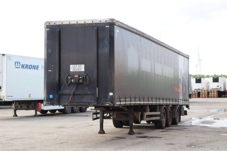 Veiling: Schuifzeiloplegger Pacton B3-001, Auto's, Vrachtwagens, BTW verrekenbaar, Overige brandstoffen, Overige kleuren, Aanhangers en Opleggers