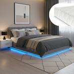 Tweepersoonsbed Tröstiar met matras en LED 180x200 cm antrac, Verzenden, Nieuw