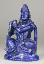 Statuette Kwanyin Krishna Sculptuur Chinees - Lapis Lazuli -, Antiek en Kunst