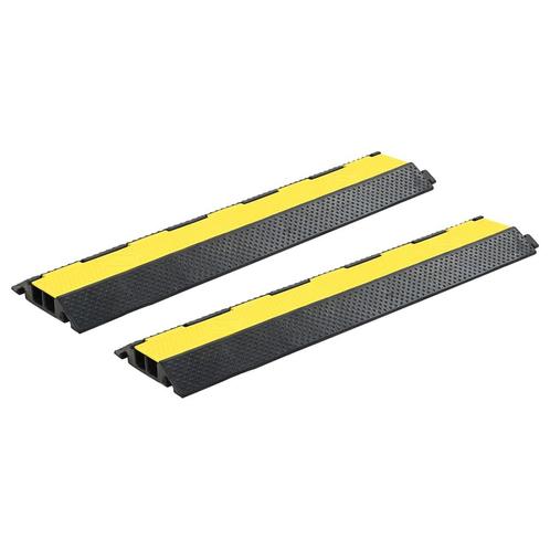 vidaXL Kabelbeschermer drempels 2 st 2 tunnels 101,5 cm, Huis en Inrichting, Woonaccessoires | Tekstborden en Spreuken, Nieuw