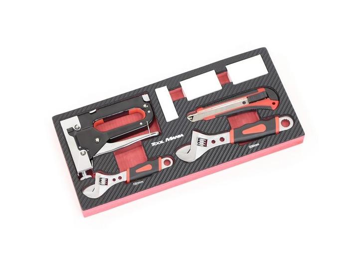 TM 7 Delige Tacker , Stanleymes ,  tangenset  foam carbon, Auto diversen, Autogereedschap, Nieuw, Verzenden