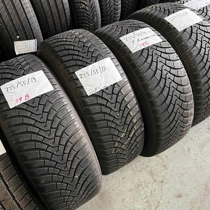 4 x Falken Eurowinter 225-55-19 Winterbanden 7,5mm, Auto-onderdelen, Banden en Velgen, 19 inch, Winterbanden, 225 mm, Personenwagen