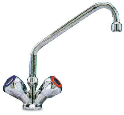 Kraan | mengkraan met draaiknoppen | 25 cm, Zakelijke goederen, Horeca | Keukenapparatuur, Nieuw in verpakking, Wassen en Drogen