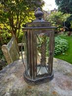 Lantaarn - Candle Lantern - 43 cm - Glas, Metaal