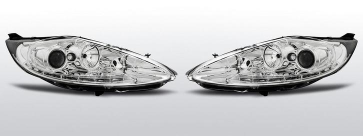 Koplampen Devil Eyes | Ford Fiesta MK7 2008-2012 | chroom, Auto-onderdelen, Verlichting, Nieuw, Ford, Verzenden