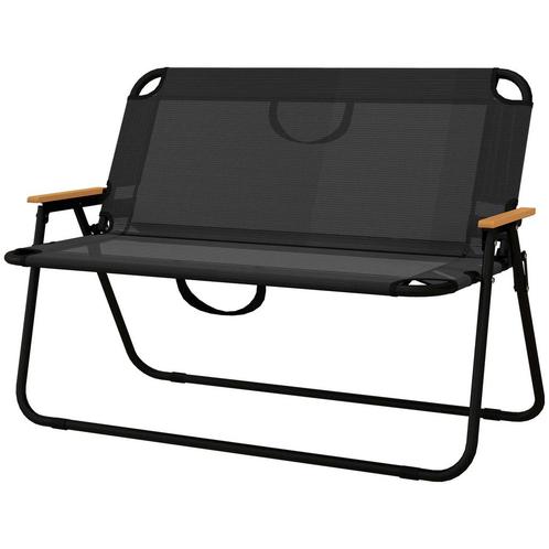 TRUUSK Set Van 2 Tuinbanken, Zitbank, Opvouwbare Campingbank, Tuin en Terras, Tuinstoelen, Nieuw, Verzenden