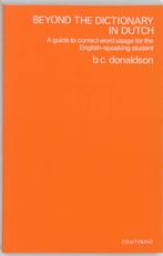 Beyond the dictionary in Dutch 9789062838141 B.C. Donaldson, Boeken, Verzenden, Gelezen, B.C. Donaldson