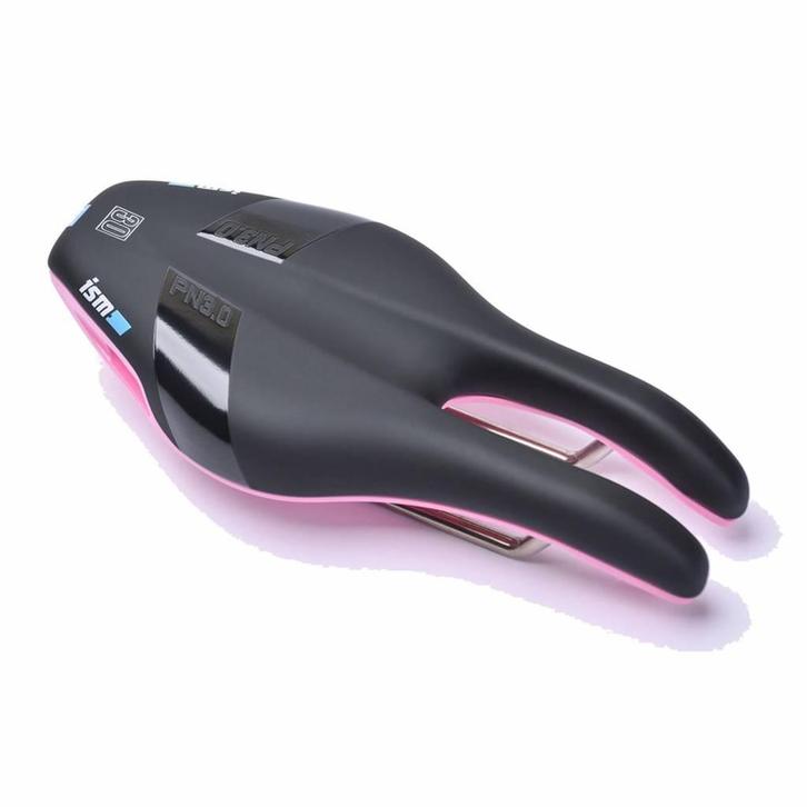 ISM PN 3.0 Zwart Roze Fietszadel (fietsen zonder Zadelpijn), Fietsen en Brommers, Fietsaccessoires | Overige Fietsaccessoires