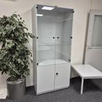 VITRINEKAST met glasdeuren boven en houten deuren onder, Huis en Inrichting, Kasten | Vitrinekasten, Ophalen of Verzenden, Nieuw