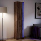 vidaXL buffetkast met LED 41,5x32,5x200 cm bewerkt hout, Huis en Inrichting, Kasten | Buffetkasten, Minder dan 50 cm, Nieuw, 25 tot 50 cm