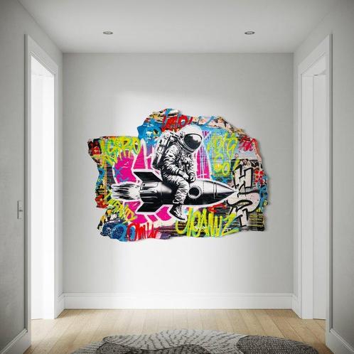 AIIROH (1987) x SINAO (1981) - To the Moon - XXL [100%, Antiek en Kunst, Kunst | Schilderijen | Modern