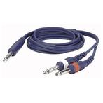 DAP FL343 Stereo Jack - 2 Mono Jack kabel 3m, Muziek en Instrumenten, Kabels en Stekkers, Verzenden, Nieuw