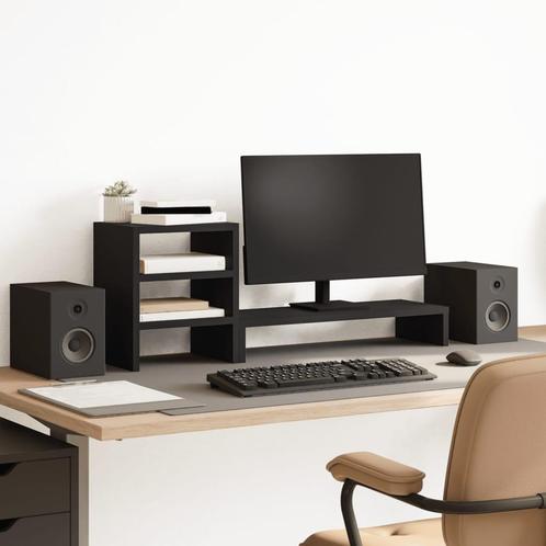 vidaXL Monitorstandaard met bureau-organizer bewerkt hout, Computers en Software, Overige Computers en Software, Nieuw, Verzenden