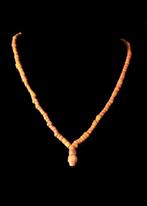 West-Aziatisch Orange hardstone Kralenketting (Zonder, Antiek en Kunst