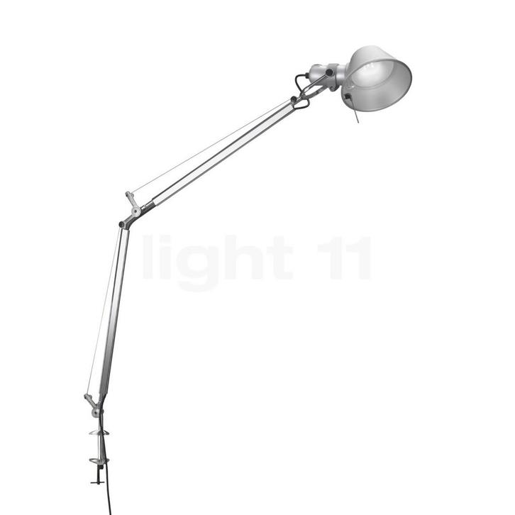 Artemide Tolomeo Tavolo LED, aluminium - met tafelklem - int, Huis en Inrichting, Lampen | Tafellampen, Nieuw, Verzenden
