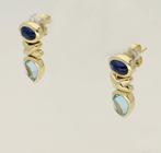 Oorbellen - 14 karaat Geel goud - 2.14ct. tw. Saffier, Sieraden, Tassen en Uiterlijk, Oorbellen, Nieuw