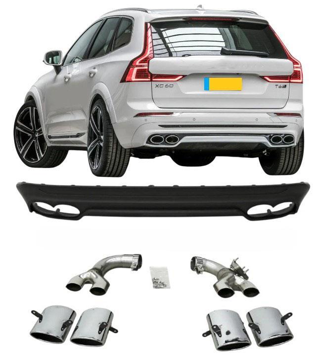Diffuser | Volvo | XC60 | 2018-2021 | sport-look | chromen s, Auto-onderdelen, Carrosserie en Plaatwerk, Nieuw, Volvo, Verzenden