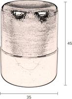 2dekans | Dutchbone Cave Bijzettafel Groen/ Goud, Huis en Inrichting, Ophalen of Verzenden, Zo goed als nieuw