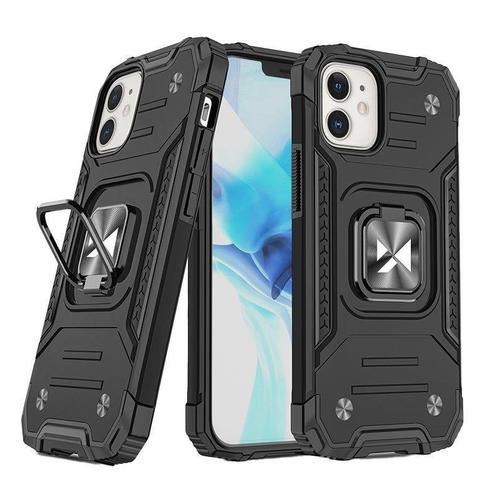 iPhone 14 Plus Ring Armor Case met Magneet Zwart, Telecommunicatie, Mobiele telefoons | Hoesjes en Frontjes | Apple iPhone, Nieuw