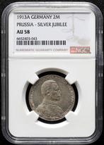 Duitsland, keizerrijk Wilhelm II. 2 Mark 1913 - NGC AU58, Postzegels en Munten