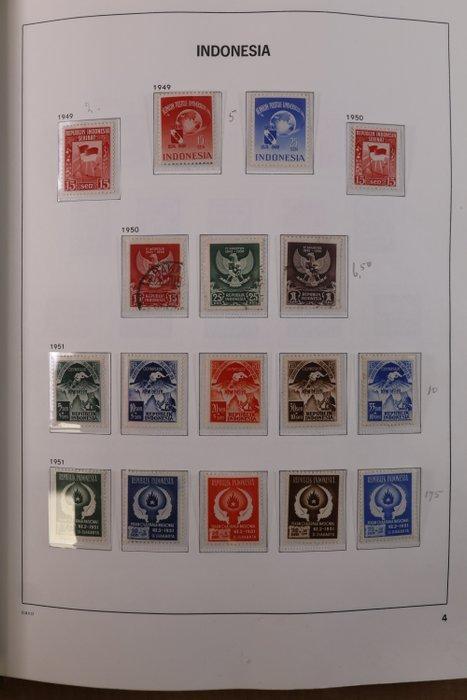 Indonesië 1949/1988 - Collectie in Davo crystal, Postzegels en Munten, Postzegels | Nederland