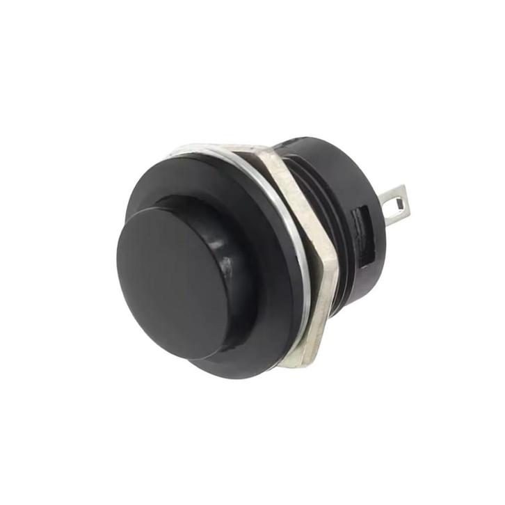 Pulsschakelaar OFF-(ON) 16mm - 250VV/3A - NO (Normally, Doe-het-zelf en Verbouw, Elektra en Kabels, Nieuw, Verzenden