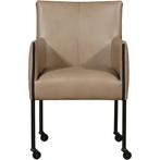 Leren eetkamerstoel More, Huis en Inrichting, Ophalen of Verzenden, Nieuw, Leer, Bohemian, Industrieel, Modern, Scandinavisch