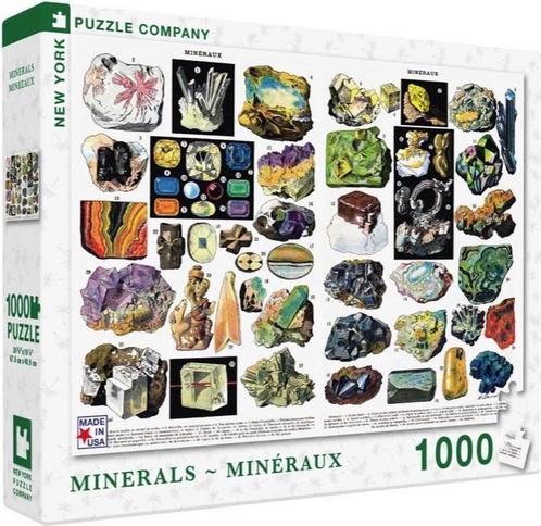 New York Puzzle Company New York Puzzel Bedrijf Mineralen 10, Hobby en Vrije tijd, Denksport en Puzzels, Ophalen of Verzenden