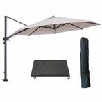 Garden Impressions Hawaii zweefparasol Ø350 cm carbon black, Verzenden, Nieuw