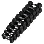 Hexa Dumbbellset | 110 kg - 1 t/m 10 kg - hex dumbbells, Ophalen of Verzenden, Nieuw, Benen, Dumbbell