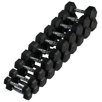 Hexa Dumbbellset | 110 kg - 1 t/m 10 kg - hex dumbbells beschikbaar voor biedingen
