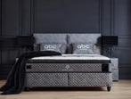 Opberg boxspring Babylon 140x200 grijs